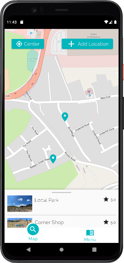 Nappy Hero App on a Mobile
